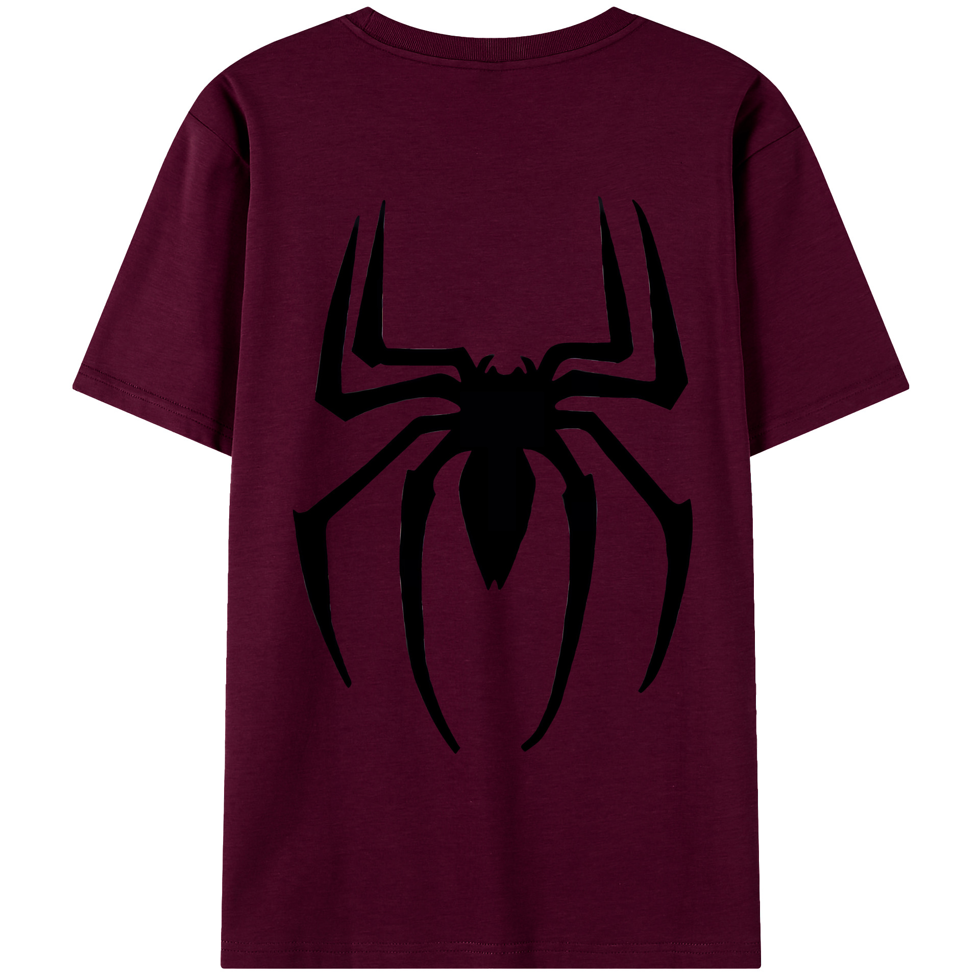 （画像用） Spider Man スパイダーマン レディース半袖Tシャツ(バックプリント)